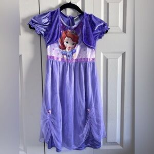 Disney Sofia the First Purple Princess Dress Size S (5/6X)